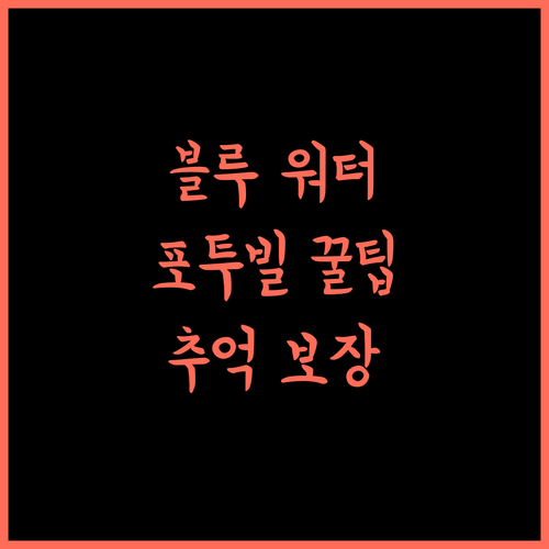 Blue Waters에서 즐기는 포투빌 해변, 잊지 못할 추억 보장!