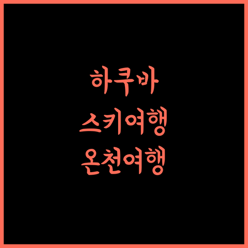 스퀘어 8 - 하쿠바 퍼니 아워즈.. 스키, 온천, 그리고 잊지 못할 추억! 하쿠바 스키 온천