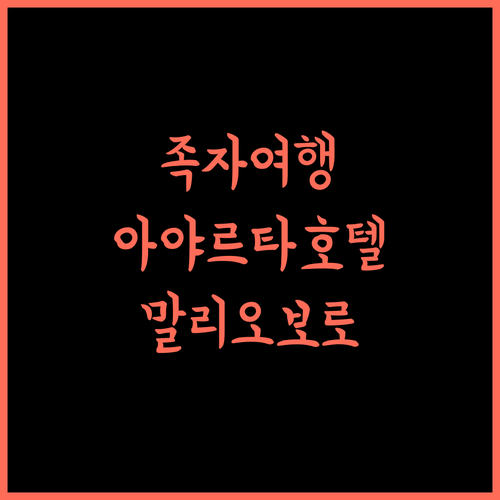 아야르타 호텔 말리오보로.. 족자카르타 여행의 완벽한 시작! 족자카르타호텔 말리오보로 여행