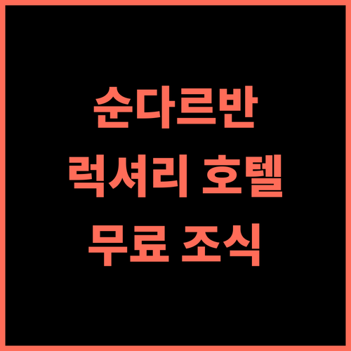 Hotel Sonar Bangla Sundarbans 추천 후기! 고사바에서 럭셔리한 경험! 수영장 스파 무료조식