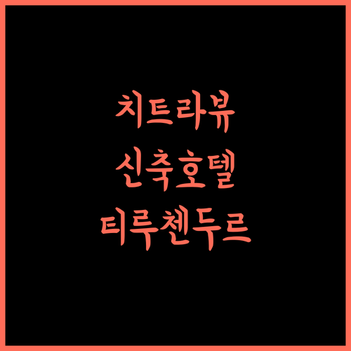 Chitra Temple View 호텔 추천! 2024년 신축 숙소, 티루첸두르 완벽 여행!