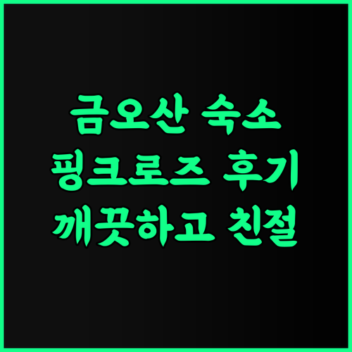 구미 금오산 핑크로즈 숙박 추천 후기! 깨끗한 객실과 친절한 서비스에 감동 구미여행 금오산 핑크로즈